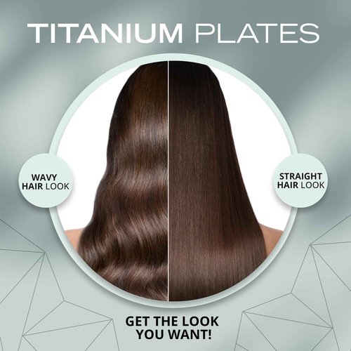 Corioliss C Style Classic pro Hair Straightener for Women Professional Titanium Plates Flat Iron (Leopard Gold Soft Touch)