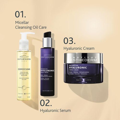 Institut Esthederm Micellar Cleansing Oil Care, Gentle Face Cleanser and Makeup Remover for All Skin Types, 150ml