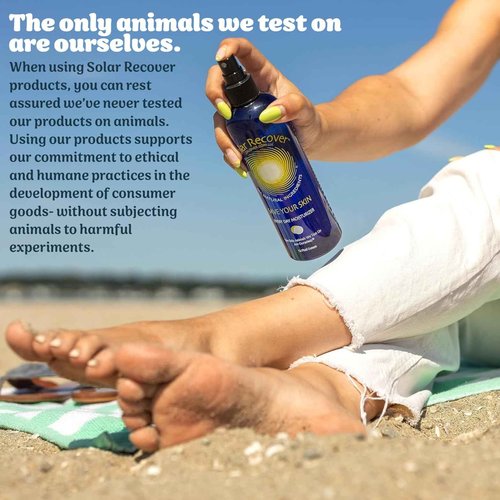 Solar Recover After Sun Moisturizing Spray 3 Pack (12 Ounce Each) - Hydrating Facial & Body Mist - 2460 Sprays of Sunburn Relief With Vitamin E & Calendula - Lotion Delivered in Water For Healthy Skin