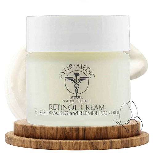 Ayur-Medic Retinol Cream for Wrinkle and Blemish Control