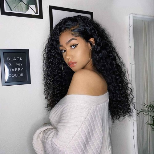 MOMOSHERO Water Wave Human Hair Bundles Curly Bundles, Natural Black Wet And Wavy Human Hair Bundles Sew In Weave, Soft & Shed-free 12A 100% Brazilian Virgin Remy Hair 3 Bundles 16 18 20Inch