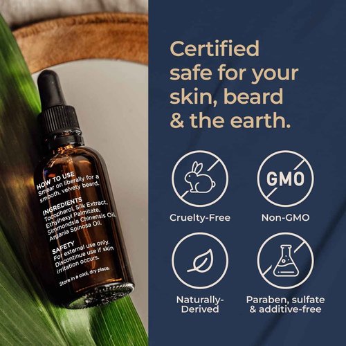 Gya Labs Sandalwood Beard Oil for Men Growth - 100% Pure Natural Beard Growth Oil for Men with Organic Argan & Jojoba - Moisturizes, Softens & Strengthens (1 Fl Oz x 3)