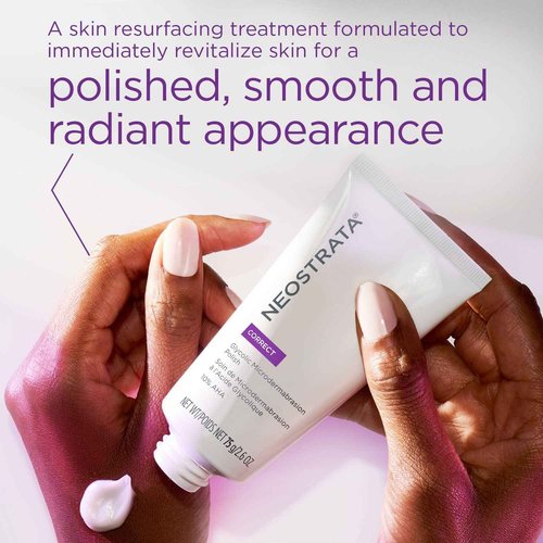 NEOSTRATA Glycolic Microdermabrasion Face Polish Skin Resurfacing Treatment For All Skin Types, 2.6 oz.