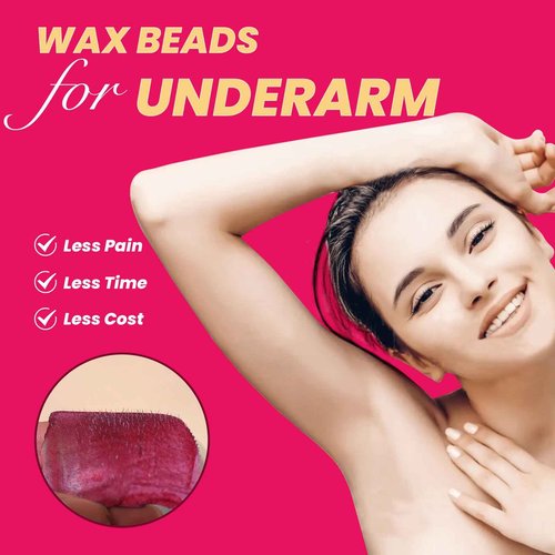 Charmonic Hard Wax Beads, 10 LB Wax Beans, Bulk Hair Waxing Beads for Face, Eyebrow, Brazilian, Legs, Body and Bikini Hair Removal, Depilatory Wax Bead, at Home Waxing Kit for Women & Men (Rose)