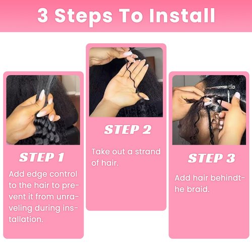 WOWANGEL Human Braiding Hair For Boho Braids 100g,100% Unprocessed Brazilian Virgin Hair, 12A Deep Wave Knotless Bohemian Bundles, Curly Hair Extensions,2 Bundles,Natural Black(1B),24 Inch