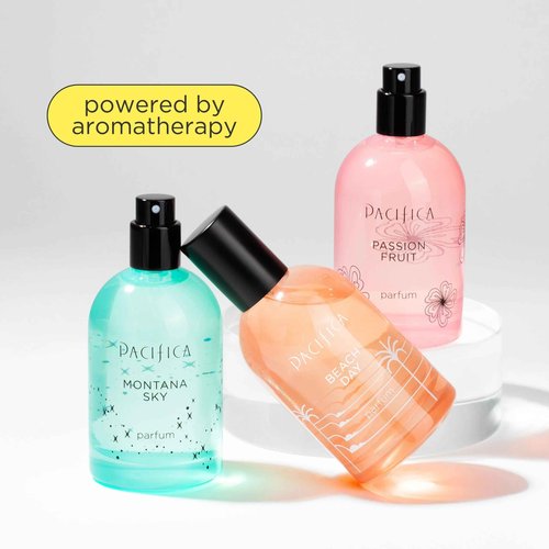 Pacifica Iconic Scents Gift Box – Montana Sky, Beach Day & Passionfruit – Nature-Inspired Fragrance Collection, Vegan & Cruelty-Free