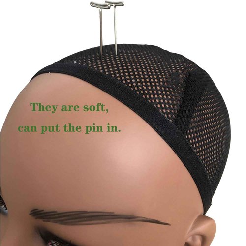 Voloria 4PCS Wholesale Realistic Female Mannequin Head Long Neck Manikin PVC Head Bust Wig Model Head Stand with Makeup Wigs,Hats,Sunglasses,Necklace,Jewelry (Dark), Brown (voloriamannequin4pieces)