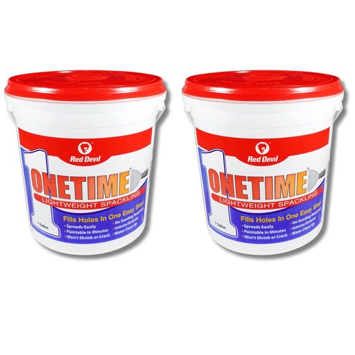 Red Devil 0541 ONETIME Lightweight Spackling, 1 Gallon, Made in USA