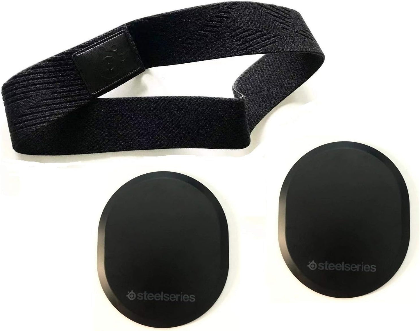 2 in 1 Magnet Cover with Headband for SteelSeries Arctis Pro High Fidelity Gaming Headset/SteelSeries Arctis Pro Wireless Gaming Headset by LZYDD (Black Covers with Headband)