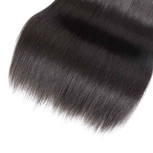 26 28 30 Inch #1B Straight Bundles Human Hair 3 Bundles Brazilian Remy Hair 100 Grams/Bundle 10A Grade Unprocessed Virgin Hairs Straight Bundle Weaves Extensions