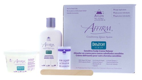 Avlon Affirm Dry & Itchy Scalp Conditioning Relaxer System - sensitive scalp formula - 9 single appl