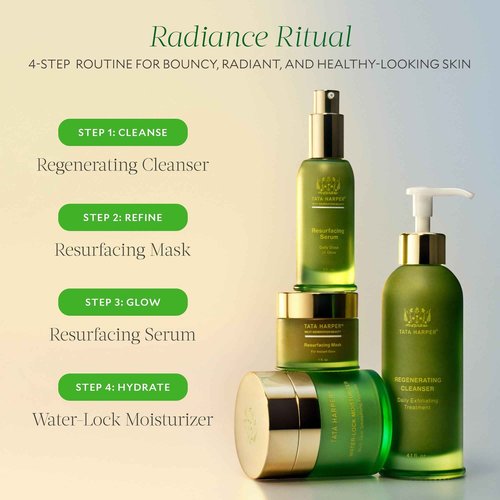 Tata Harper Regenerating Cleanser, Daily Exfoliating Cleanser, Daily Face Wash, Natural Skincare, 125ml, 4.2 Fl Oz