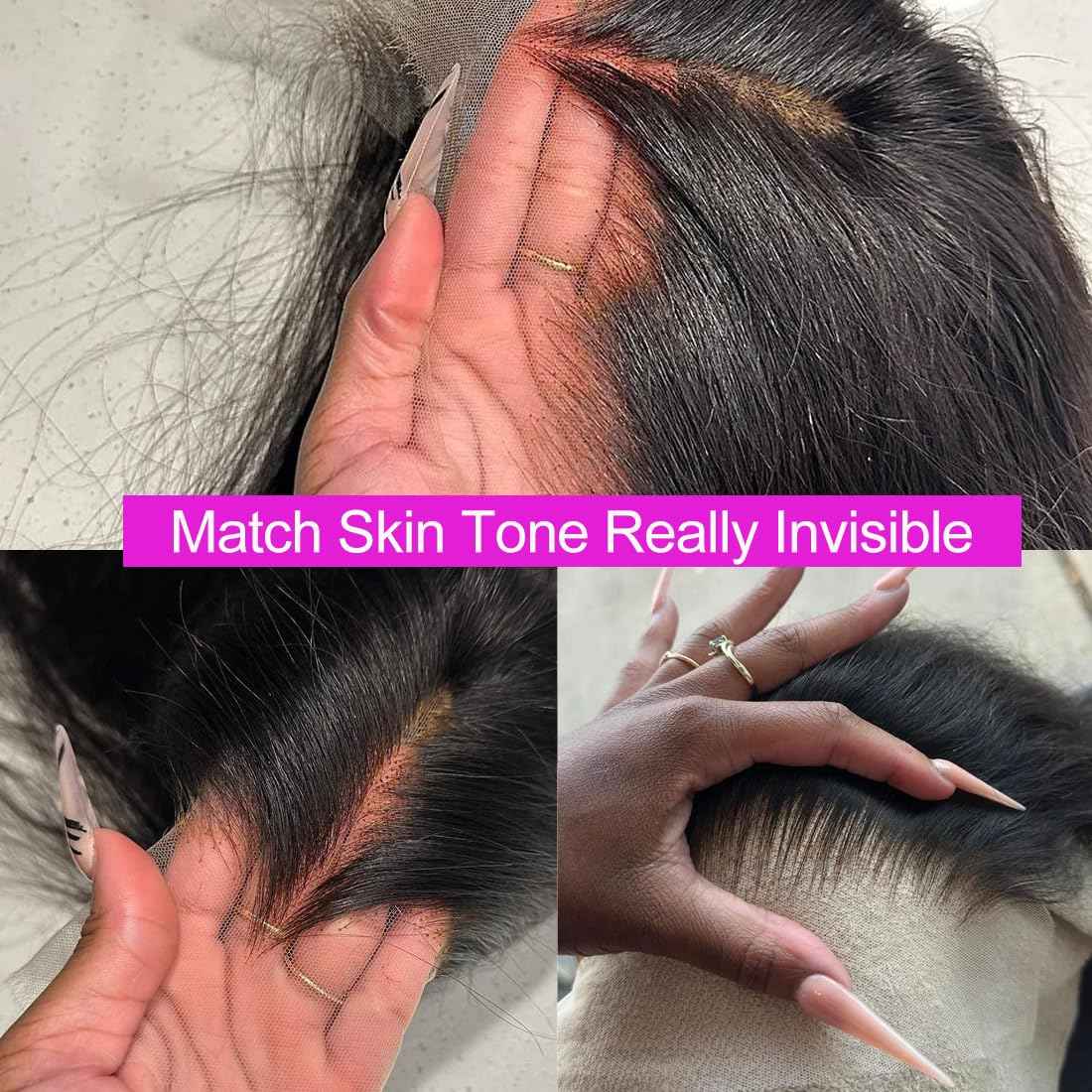 28 Inch Full Lace Front Wigs Human Hair Body Wave HD Lace Frontal Wig 180% Density Glueless Human Hair Wigs for Black Women 13x4 Lace Front Wigs Human Hair Pre Plucked Body Wave Wig Human Hair