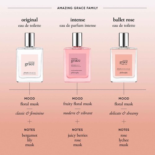 philosophy amazing grace ballet rose eau de toilette, 4 oz