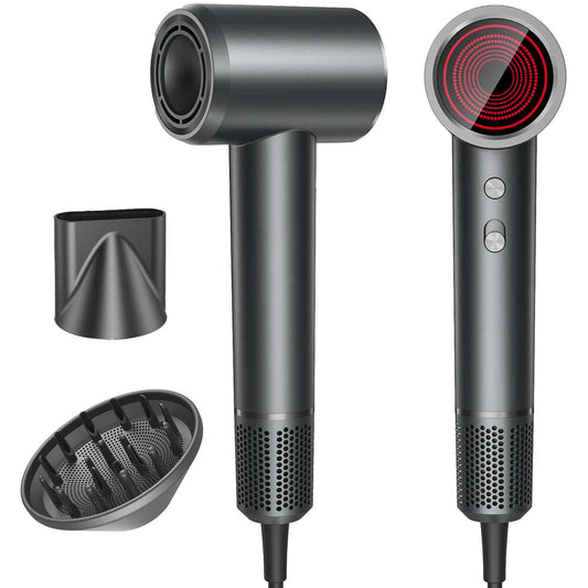 Hair Dryer, Professional Ionic Hair Dryer for Fast Drying, High Speed Hair Blow Dryer with Diffuser for Home Salon Travel, Constant Temperature Hair Care Without Hair Damage