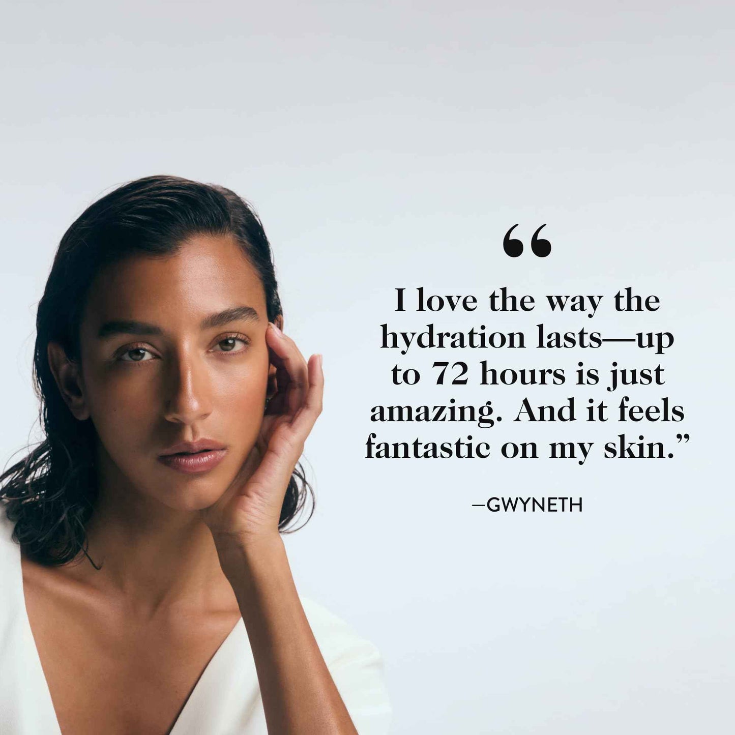 goop Beauty 72-Hour Hydrating Water Cream | Matte Moisturizer for All Skin Types | Niacinamide & Fermented Astragalus Root | Hydrating Face Lotion to Plump, Firm & Reduce the Look of Pores | 1.7 fl oz