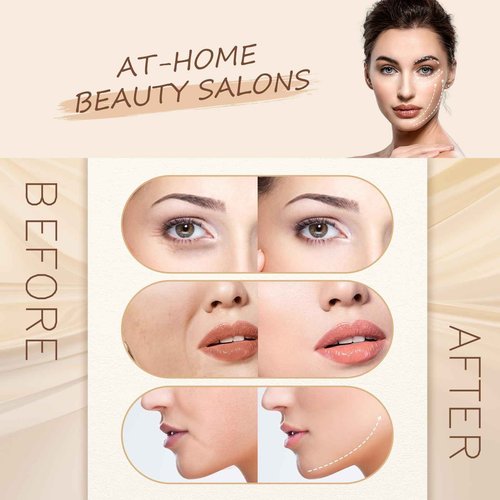 Texet Microcurrent Facial Device, 5-in-1 Skin Tightening Device,Home Use Facial Massager for Lifting, Toning, Wrinkle Reduction White7