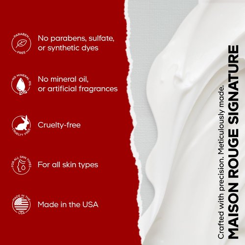 Codeage Maison Rouge Brightening Face Cream Glutathione Cream, Collagen Peptides, Vitamin E, CoQ10 – Radiance & Antioxidant Complex – Refillable – Paraben- Free – All Skin Types – 1.7 fl oz