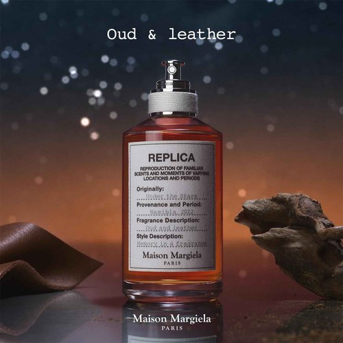 Maison Margiela - Replica - Under the Stars Eau de Toilette - Warm & Spicy Fragrance - With Black Pepper, Cedarwood & Leather Accord - 1.0 Fl Oz