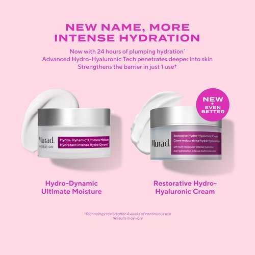Murad Restorative Hydro-Hyaluronic Face Cream – Moisture-Boosting Formula with Hyaluronic Acid, Coconut Extract, Botanical Oils & Shea Butter for Lasting Hydration, Plump, & Smooth Skin - 1.7 Fl Oz