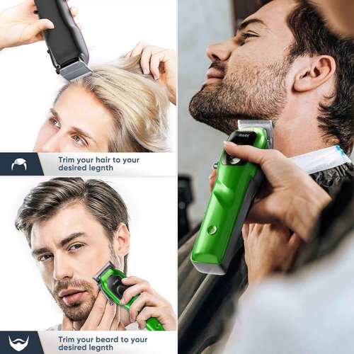 WMARK 2024 NG-9003 High Speed Professional Hair Clipper Microchipped Magnetic Motor 10000 RPM & 5 Levels Adjustable Blades with Charge Stand for Men