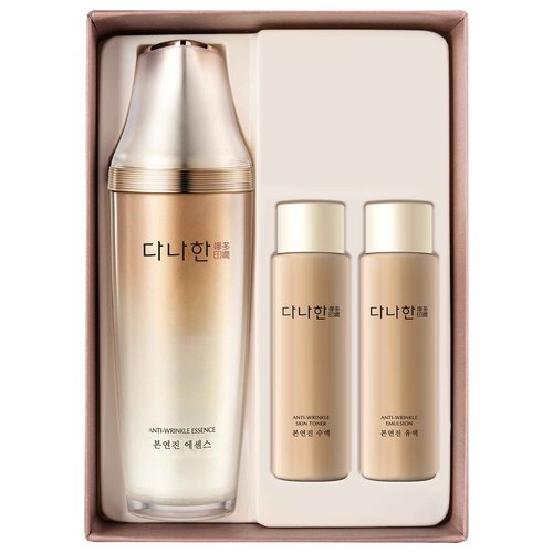 DANAHAN Bon Yeon Jin Korean Red Ginseng Face Essence Serum Gift Set - Anti-Aging Deep Hydration Nourishing Wrinkle Improvement with Ceramide Adenosine for Resilient Skin, 1.69 fl.oz.