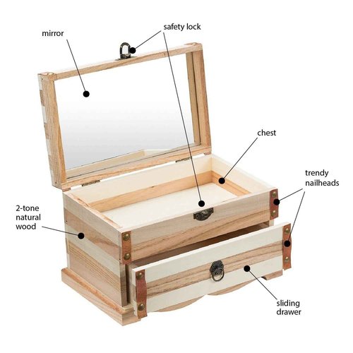 French Vanilla Bath Set Essential Bath and Body Basket: 2 Vanilla Bath Bombs, Body Lotion, Body Spray, Bath Salts, etc in a Wooden Jewelry Box