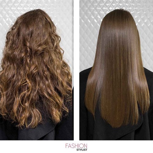 YBERA PARIS Fashion Stylist Cream | Keratin Hair Straightening Treatment | Smooth System | Extreme Shining Hair | Color Safe | Enhanced with Omega | 5.2 FL Oz