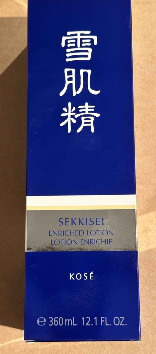 SEKKISEI Enriched Lotion Liquid Facial Moisturizer, 12.1 Ounce