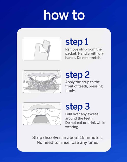 Whitening Strips, Superstrips by Supersmile, Professional Teeth Whitening Strips, Enamel Safe Teeth Whitener for Sensitive Teeth