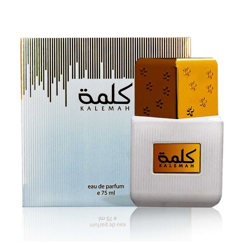 AHMED Kalimah 75mL, Semi-fruity Unisex Oriental Fragrance for Men and Women with Charming Musky Woods and Oud Accords by Al Maghribi Arabian Perfumes
