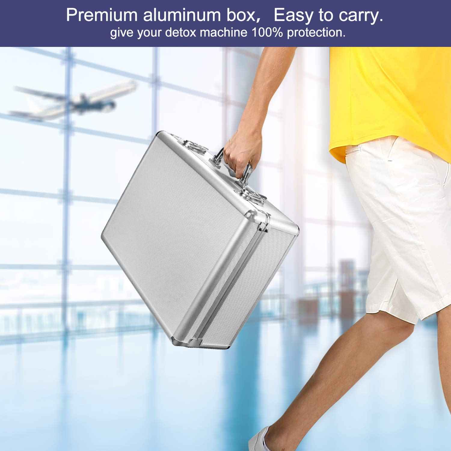 Ionic Foot Bath Detox Machine, Professional Foot Detox Machine for Home Use, Ion Cleanse Ionic Bath Spa with LED Display, Far Infrared Belt