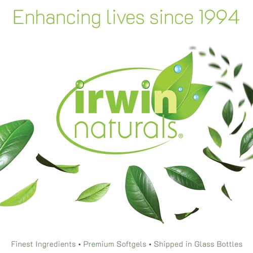 Irwin Naturals Longer, Stronger Hair and Nails - 120 Liquid Softgels, 2 Pack - Promotes Vibrant Shine Texture & Strength - 120 Total Servings