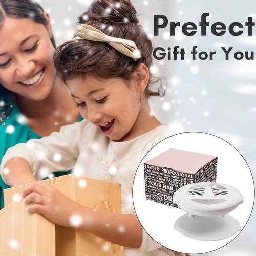 Makartt Nail Dryer for Regular Polish & Acrylic Nails, Professional 400W Quick Dry Air Fan with Auto Sensor, Warm & Cool Wind Nail Polish Dryer, Must-Have Nail Tech Supplies for Salon or Home