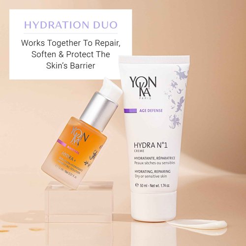 Yon-Ka Hydra No. 1 Creme (50ml) Anti-Aging Face Moisturizer, Hydrate Dry Skin with Hyaluronic Acid and Vitamin C, Rich Daily Cream to Restore Youthful Radiance, Paraben-Free