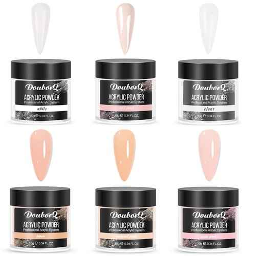 DouborQ Acrylic Nail Kit With Everything,Nail Drill,Acrylic Nail Powder Kit For Beginners