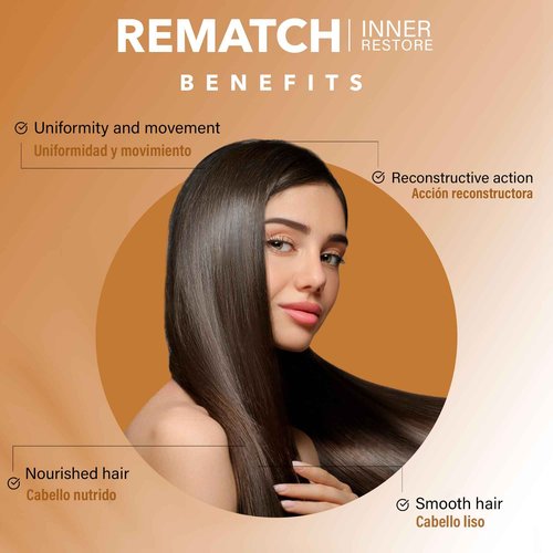 Korth Guyenne Straightening Rematch Inner Restore Professional Hyaluronic Acid 1L/33.81 fl.oz