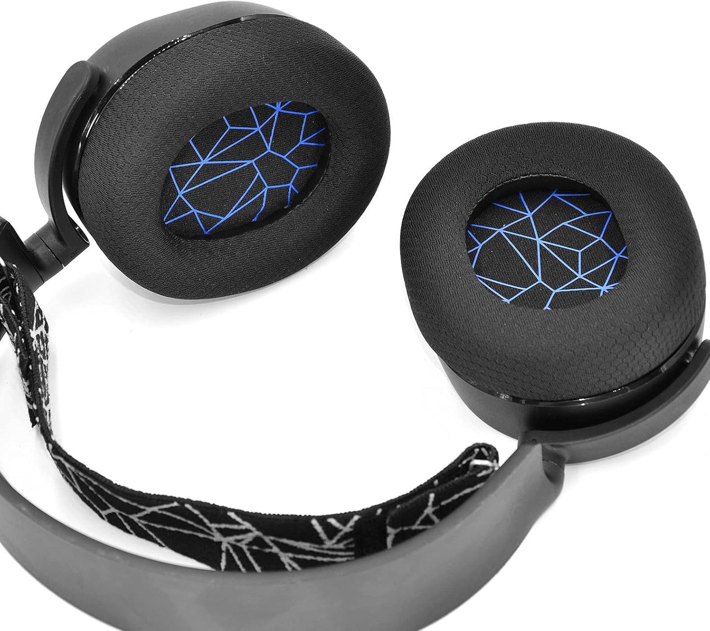 Arctis 3/5 / 7/9 Replacement Black Fabric Ear Pads Cushion Compatible with SteelSeries Arctis 3 / Arctis 5 / Arctis 7 Arctis 9 / Arctis 1 / Arctis pro Lossless Wireless Gaming Headset Headphone