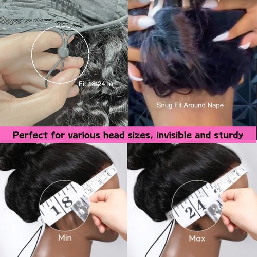 Umikisy 22 Inch Deep Wave Lace Front Wigs Human Hair 13x6 HD Lace Front Wigs Pre Plucked 200% Density Glueless Wigs with Baby Hair Deep Curly Wig for Women