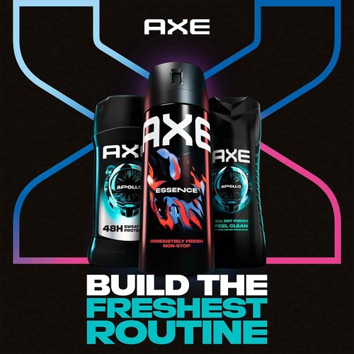 AXE Aluminum-Free Body Spray XL Apollo 12-Pack, 48H Odor Protection, 5.1 Fl Oz Ea