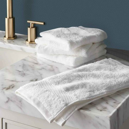 Delara Towels Cotton Washcloths Set 100% Organic Cotton, GOTS Certified Premium Quality Face Cloths, Feather Touch Technology Highly Absorbent and Soft Feel Fingertip Towels, Pack of 24