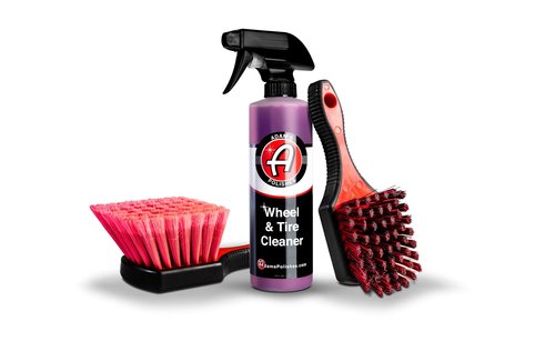 Adam's Polishes Wheel & Tire Cleaner Combo - Professional All In One Tire, Wheel, Rim, Barrel, Rubber, Well Cleaning Spray for Car Washing & Auto Detailing - Safe On Most Rim Finishes