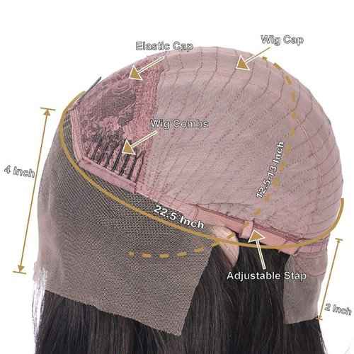 Derun Ombre Curly 13×4 Lace Front Wigs Human Hair Lace Frontal Wig 1B/30 Remy Hair for Black Women (22Inch, 1b/30, 13×4 Lace)