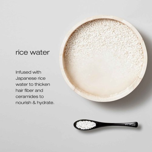 Shu Uemura art of hair Izumi Tonic Strengthening & Thickening Rice Water Hair Mask, Nourishes and Repairs Damaged Strands, Smooths and Adds Shine, With Japanese Rice Water, 6 Fl Oz