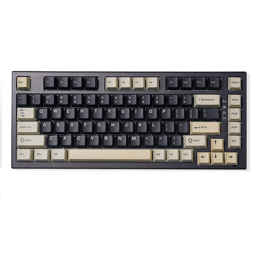 YUNZII YZ75 75% Hot Swappable Wireless Gaming Mechanical Keyboard, RGB Backlights, BT5.0/2.4G/USB-C, Dye Sub PBT Keycaps for Linux/Win/Mac(Gateron G Pro Yellow, Black)