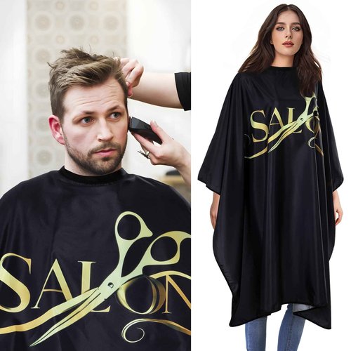 Hair Cutting Cape Barber Cape 63"×55" Professional Barber Capes Water Resistant Hair Cape with Adjustable Neck Size (8 Pack)