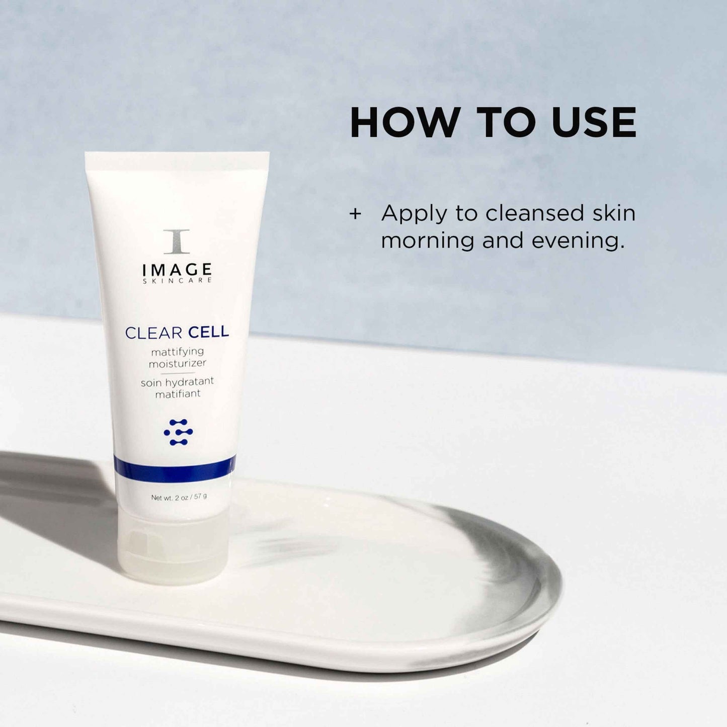 IMAGE Skincare, CLEAR CELL Mattifying Moisturizer, Facial Lotion Hydrates Oily Prone Skin, Removes Excess Shine, 2 oz