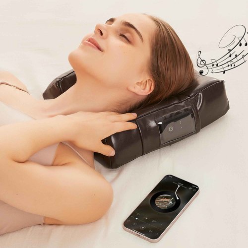 Master Massage Music Master High Fidelity Sound Face Cradle Cushion- Bluetooth Massage Pillow for Face Down Resting- Ultra Soft Massage Table Headrest Foam Headrest