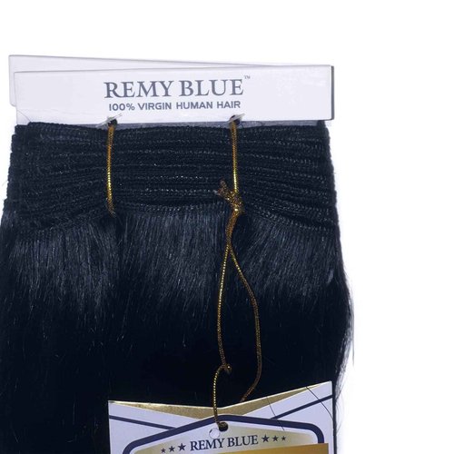 New Remy Yaky-Remy Blue 100% VIRGIN Human Hair Weave- Shed Free&Tangle Free (#1B, 14“ packs of 2)