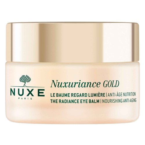 Nuxe Nuxuriance Gold Radiance Eye Balm, Anti-Aging, Firming Eye Contour Hydration with Hyaluronic Acid & Botanical Extracts, 0.51 Fl Oz